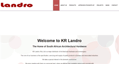 Desktop Screenshot of krlandro.co.za